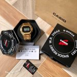 Casio Small Gold-Sho Gmw-B5000 Series, A Stylish Electronic Watch! Led Lighting,