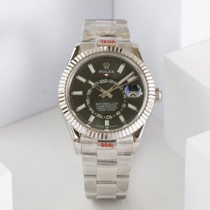Upgraded Rolex Sky-Dweller! Key Details: 42mm case, exuding stability, reliabili