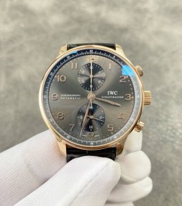 IWC Portuguese watch series, rose gold Portuguese watch! Customized extended Ame