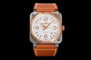 White Gold Brf Bell & Ross Br03-92 Ot5 With super strong Superluminovac3 green