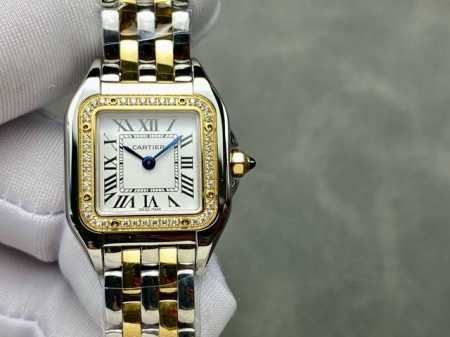 Cartier Panther series watch pictured is 22mm case small size 22*30mm, medium si - Click Image to Close