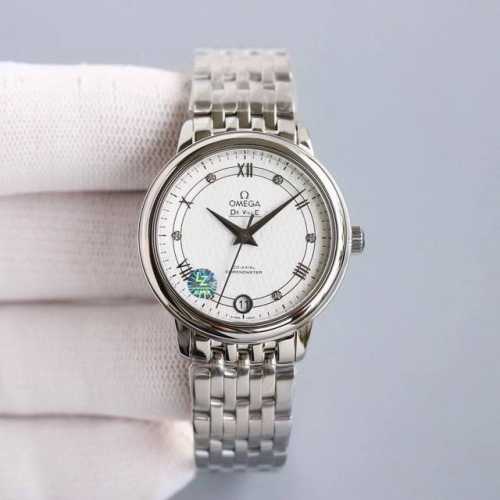 Mks Omega De Ville Classic Women's Series watch case measures 32.7 x 9.5, with a