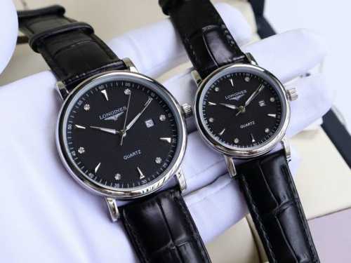 Gold Case + 20 Steel Band 20 Longines Couple Watch Original Imported Quartz Move