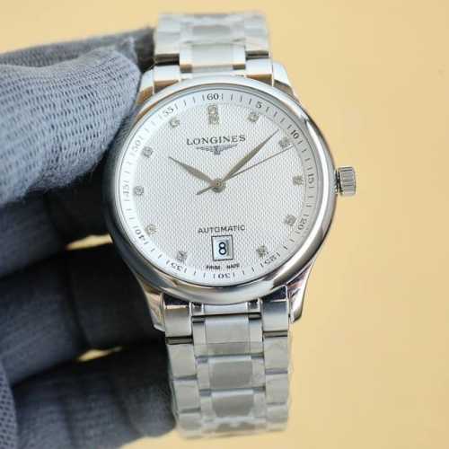 Platinum 910Tw Longines Master 6-digit series original mold, front and back sapp