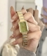 A stunning watch from a wealthy heiress! The gentle matcha green is absolutely g