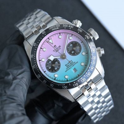 Tw Factory! Tudor Black Bay Chrono stainless steel watch! The meticulously detai