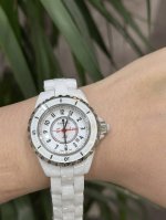 Exclusive Real-Life Photos Chanel J12 Swiss Movement Ladies' Quartz Watch