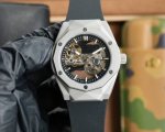 White case Rose Black 620 Hublot glass 45mm*13mm First layer cowhide strap Origi