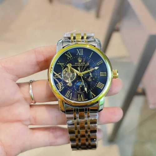 Stainless steel bracelet with butterfly clasp, Rolex 9-year-old automatic mechan