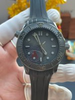 Vs Omega Seamaster Black Warrior Black Ceramic, Integrated Movement - In Stock (