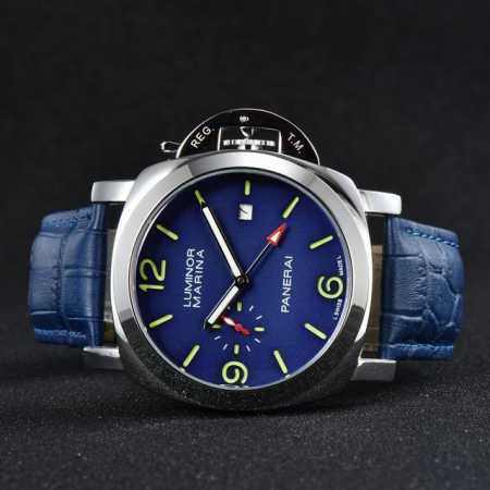 Panerai Men's Watch with Super Luminous Luminous Light Type: 2-Hand Single Claw - Click Image to Close