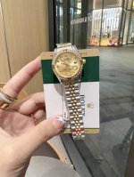 New model recommended diamond ring Rolex 28Mm exquisite small watch spiral back