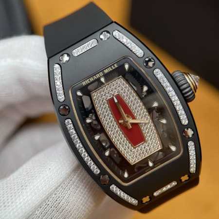 Bba Richard Mille Rm07-01 Diamond-Edged Black Ceramic Red Lips Richard Mille, a - Click Image to Close