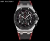 Gold, white and black are the same price, steel band +100. Hbf Factory Audemars