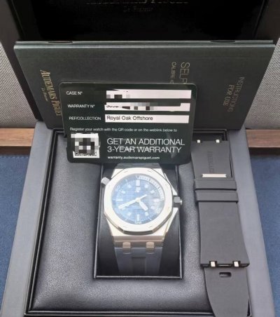 Audemars Piguet Royal Oak Offshore 15720St Blue Dial Men's Watch Audemars Piguet