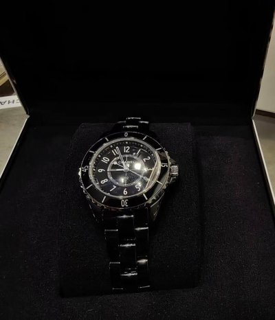 Chanel J12 Black Ceramic A Darling of the Fashion World Dial: 34mm Used Grade A,