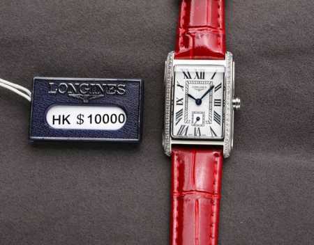 Longines Dolce Vita Alligator Leather Collection! 20.80 x 32 mm Quartz Women's W - Click Image to Close