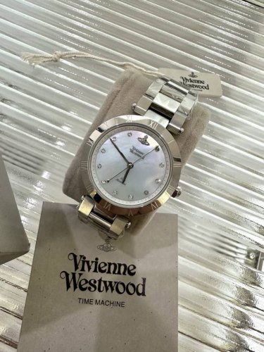 Vivienne Westwood Queen Mother-of-Pearl Watch It has a super summery feel; the l