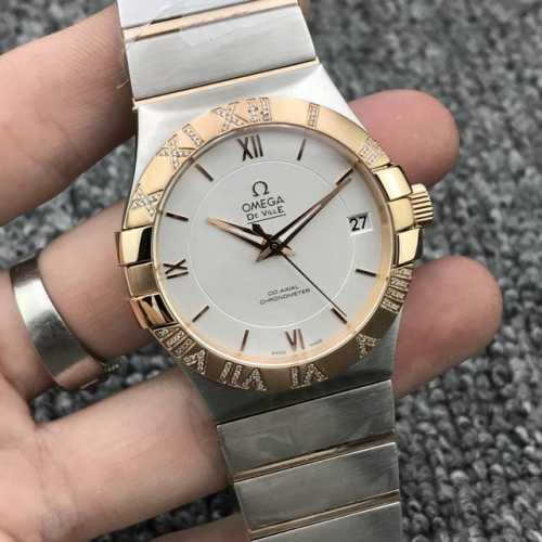 The Omega Constellation Series Features The Famous "Claws" Griffes And The Eye-C