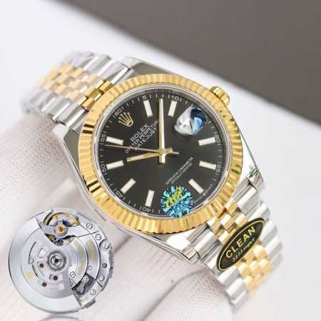 White steel, gold steelClean factory C factory Rolex Datejust series mechanical - Click Image to Close