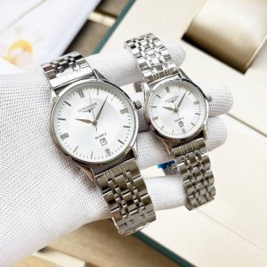 Platinum + 20 steel band + 20 real shot Brand: Longines Type: Couple watch Case: