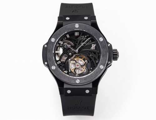 The Hublot Hb1 True Tourbillon V4 upgraded version features the following upgrad