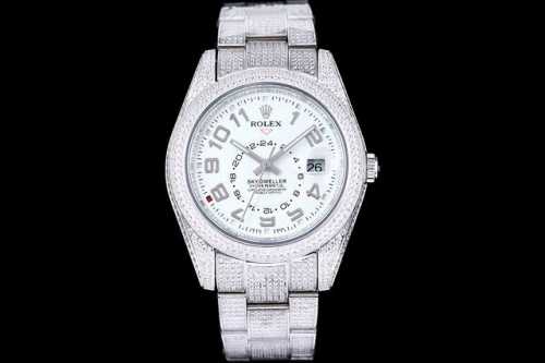 Rolex's luxurious, fully diamond-enhanced watch, crafted with 18K nanotechnology