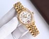 White-Gol D 2025 Rolex Datejust Series Women's Watches Are Elegantly Launche D :