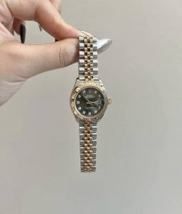 Rolex Women's Datejust Automatic Mechanical Movement Waterproof Olive Green Day