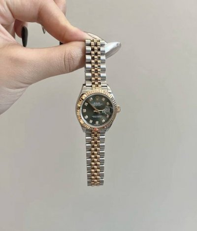 Rolex Women's Datejust Automatic Mechanical Movement Waterproof Olive Green Day