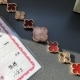 rose gold and rose red top-grade 18K real gold heavy return Vca Van Cleef & Arpe