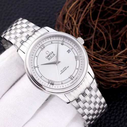 Platinum 360 Brand: Omega Type: 3-Hand De Ville Series Popular Men's Watch Strap