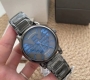 Emporio Armani watch, mechanical movement, stainless steel strap, 43mm, skeleton