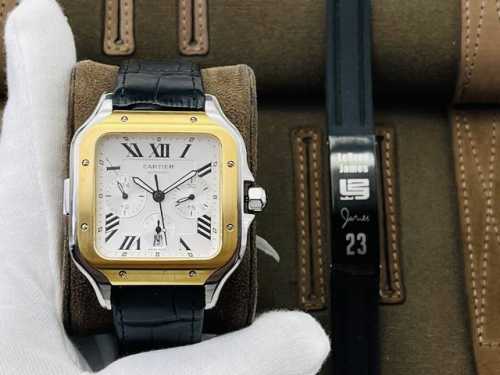 Eg Factory's latest recommendation: the Cartier Santos Chronograph watch, one of
