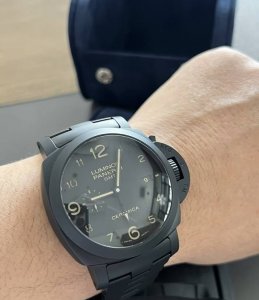 Panerai limited edition, 163rd piece worldwide, pam00438 Black Knight Men's Aut