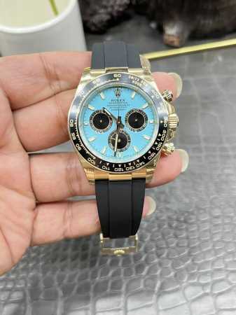 Rolex Daytona Series 40mm Tiffany Blue Dial with Automatic 7750 Chronograph Mec - Click Image to Close