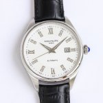 White-Gold Patek Philippe Geneva Men's Vintage Series Watch, 3D Carved Dial, The