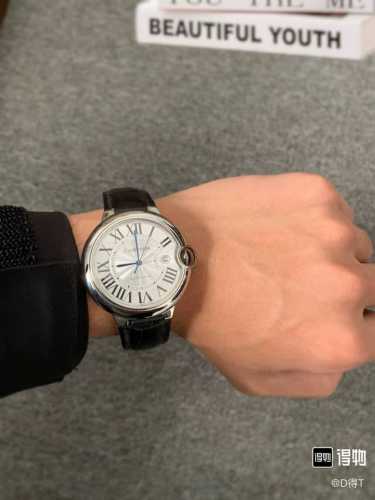 Cartier Cartler Blue Balloon Men's Watch Automatic Mechanical Movement 316 Stain