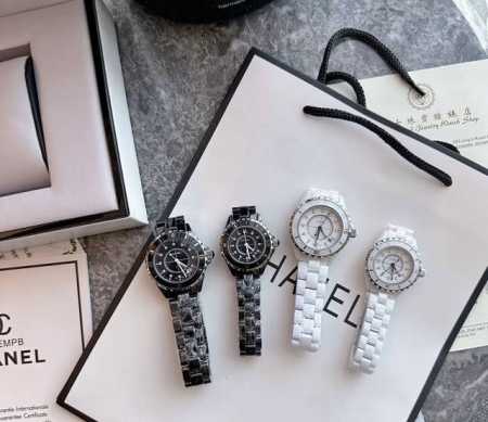 Actual photos of the product as you see it~ Chanel J12 33mm/38mm Silver Number - Click Image to Close