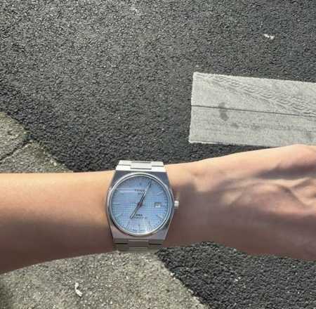 Tissot Super Player Prx Mesh Ice Blue #Men's Watch# Tissot# Super Player Ddd - Click Image to Close