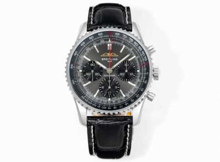 Leather Strap Steel Strap Diamond 100 Bls Produced Breitling's New Aviation Chro - Click Image to Close