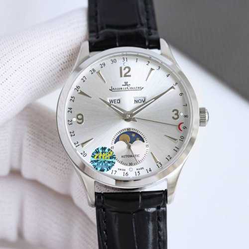 White Gold Tw Factory Jaeger-LeCoultre Master Calendar 1558420 Series Watch! 1.