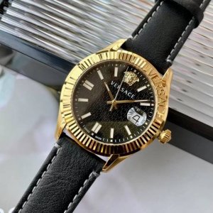 Original New Versace Ve3K Series Quartz Men's Watch, Sapphire Crystal Glass Face