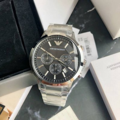 Armani-Renato Series Ar2434 Stylish Men's Watch, Prestigious Steel Prince, Deep