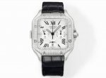 Thb Cartier Santos Series Af1 Chronograph Diamond Custom Edition Shining