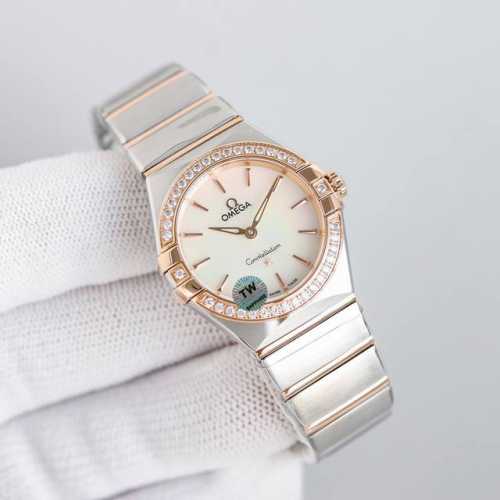 The ultimate version with polished diamonds! Tw factory Omega women's Constella