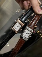Gold + 20 Jaeger-Lecoultre Classic Flip Series High-end Women's Watch [Kiss] [Ki