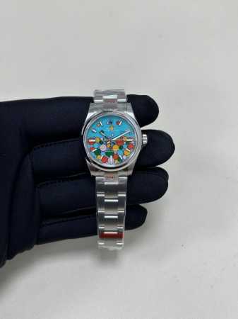 Rolex Oyster Perpetual Series 31mm Top-grade Swiss Ice Blue Luminous, identical - Click Image to Close