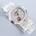 Patek Philippe Nautilus series 57191G-001, with Citizen modified 324 movement,