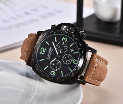 Panerai, Embodying Premium Quality. 6-Hand Display, Quartz Movement With Seconds